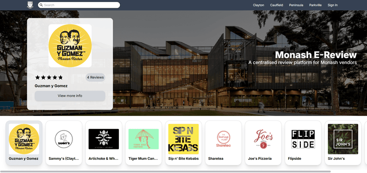 Monash E-Review - Electronic reviewing web application logo